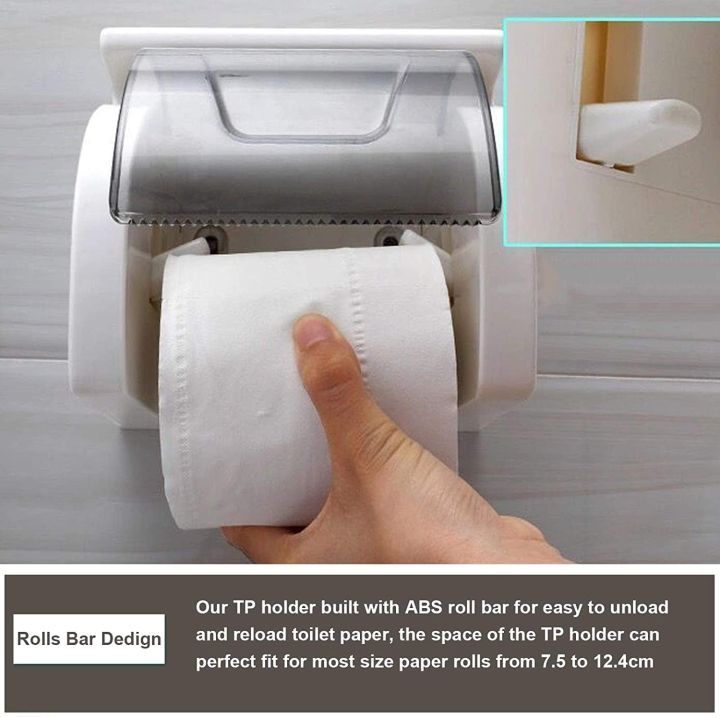 Waterproof%20Mobile%20Toilet%20Paper%20Holder%20Tissue%20Roll%20Stand%20Box%20with%20Shelf%20Rack%20Wall%20Mount%20Bathroom%20Accessory%20-%20Image%203