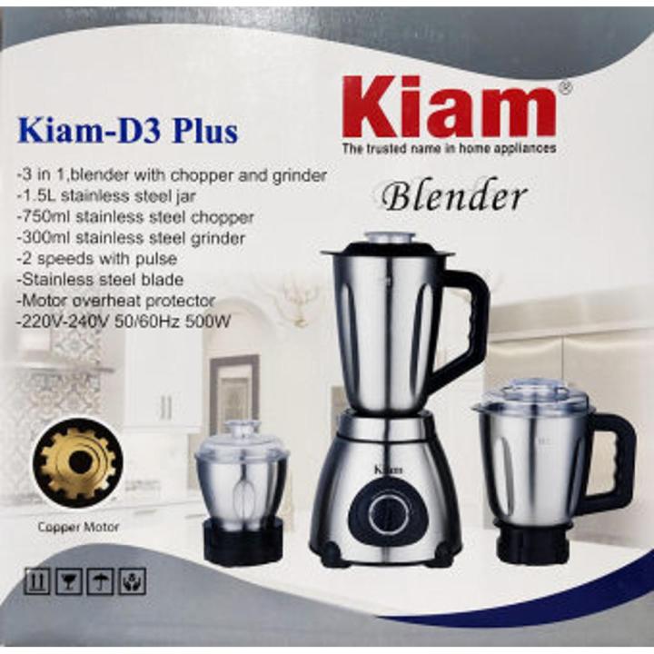 Kitchen Boss 3 in 1 Kiam Mixer Grinder / Blender Kitchen Boss 750 Watts