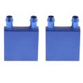 2x CPU Cooling Block for CO2 Cooler Liquid Water Cool System Radiator. 