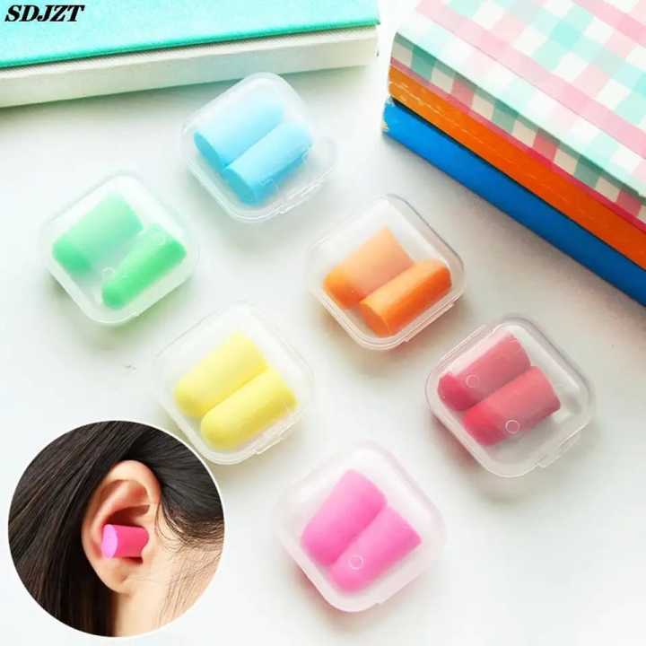 Pu Foam Anti-noise Waterproof Earplugs Soundproof Sleep Earmuffs Good 3M1100 professional noise reduction sound earplugs anti-noise learning to sleep with sleep