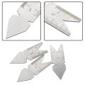 3pcs thread gauge center gauge measure 55 ° 60 °angle degrees template Inch Metric screw pitch tool measure test detecting tool.