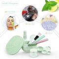 Diy Facemask Mixing Tool Kit With Big Volume  Bowl Spatula Brush Spray Bottle Puff Soaking Bottle Gauges Pack Of 9 - Makeup Brush Set. 