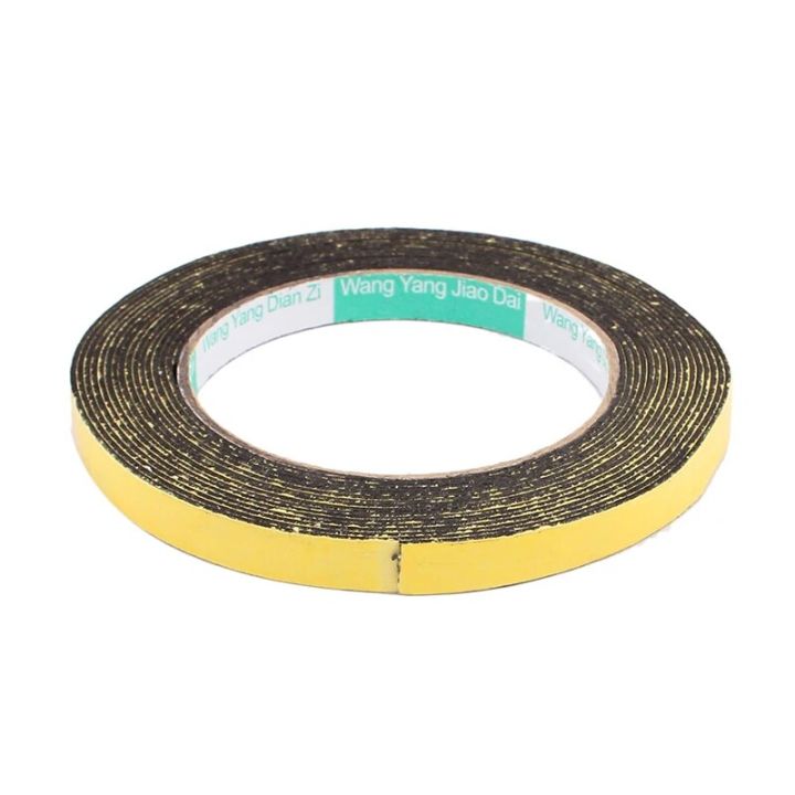 1mm Thick Self Adhesive Single Sided Foam Sponge Seal Strip Tape 10mm 12mm 15mm 25mm Shockproof Anti-collision Window Door Seal