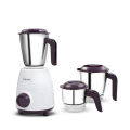 Philips HL7505 500W Mixer Grinder (White & Purple) – Official Philips Product.