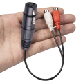 XLR To Dual RCA Cable XLR To RCA Y Splitter Cable. 