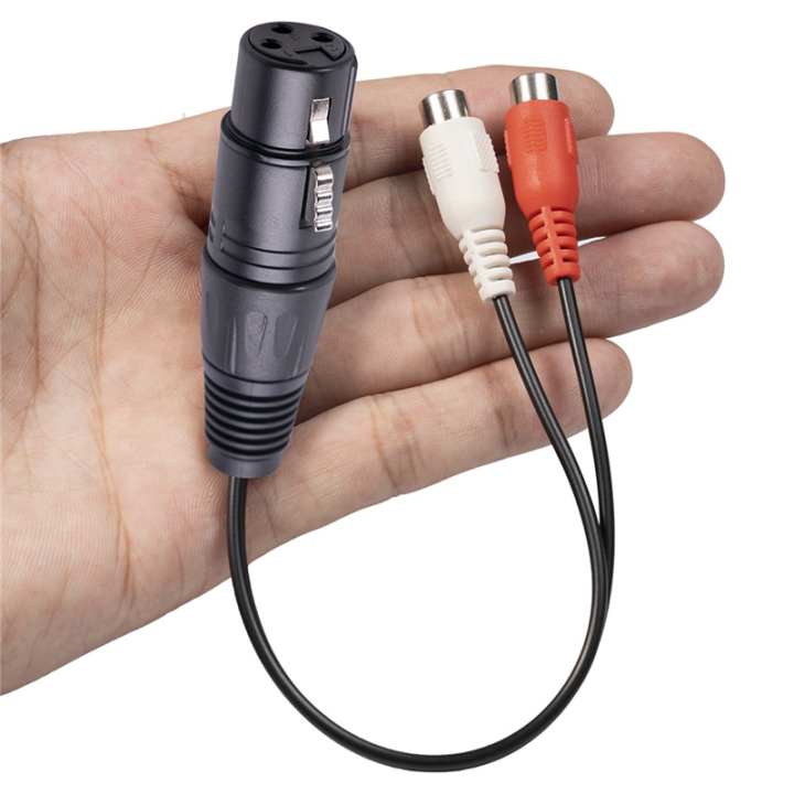 XLR%20To%20Dual%20RCA%20Cable%20XLR%20To%20RCA%20Y%20Splitter%20Cable%20-%20Image%202