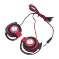 Universal 3.5mm Plug Wired Clip On Ear Sports Earphone Heavy Bass Headphone For Most Phones Tablets MP3 MP4 Handsfree Headset.