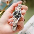 Stylish & Fashionable 9931 Elegant Rhombus Mirror Original Quartz Ladies Watch. 