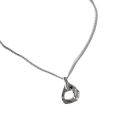 S925 sterling silver hollow triangle necklace women's versatile niche simple sense of luxury is clavicle chain wholesale silver jewelry. 