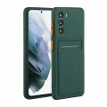 【Solo Yolo】Solid Color Card for Samsung s23 Phone case iphon14 Simple and Soft note20 All-Inclusive Protective Cover A14/54. 