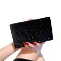 Shiny Glitter Evening Clutch Bag Women Wedding Purse Party Banquet Handbag Lady Elegant Daily Club Chain Crossbody Shoulder Bag.