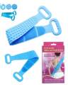 Silicone Bath Body Brush, Exfoliating Long Double Side Silicone  Brush. 
