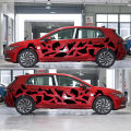 LI 1 Pair D-2357 Car Side Stickers Tattoo Decoration Fade Resistant Colored Camouflage Look Styling Decals. 