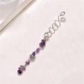 Colorful Stone Pendant Spiral Hairpins Antique Silver Snake Hair Rings Clip for Braids Bohe Ethnic Hair Jewelry Accessories Gift.