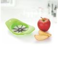 Apple cutter with push stand Plastic body Apple cutter. 