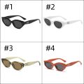 Enacolor Fashion New Design Round Face Cat Eyes Frame Sunglasses Glasses Fashion Accessories.