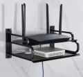 1pcs Wall Mount Metal  Rou_ter Stand Storage Box Shelf Wall Hanging Storage Organizer. 