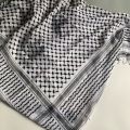 Arab Turban Muslim Keffiyeh Scarf Hijab Shemagh Desert Keffiyeh Fashion Style Military for Head Neck Scarf White Arab. 