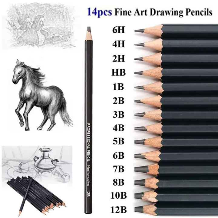 14%20Pcs%20Set%20Professional%20Graphite%20Sketching%20Charcoal%20Pencils%20Set%20for%20Drawing%20-%20Image%204