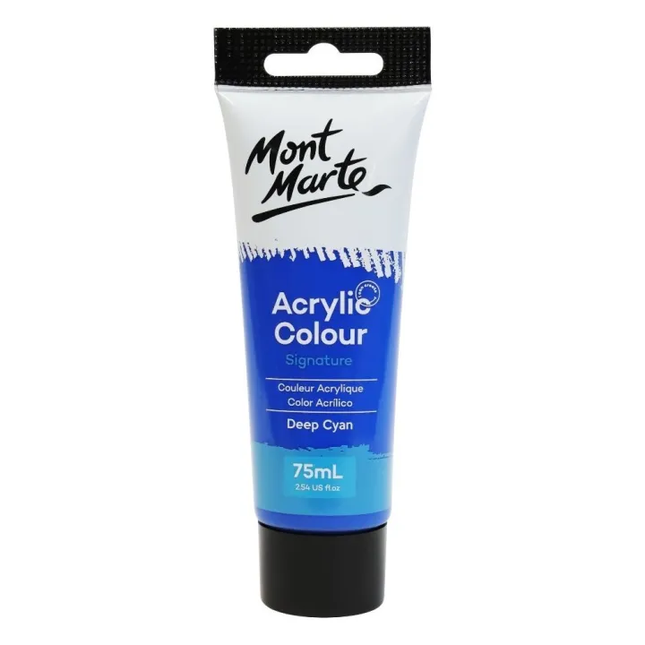 Mont%20Marte%20Signature%20Acrylic%20Paint%2075ml%20Tube%20-%20Deep%20Cyan%20Blue%20-%20Image%202