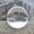 Transparent Clear Solid Glass Artificial Crystal Ball Sphere Decoration Toys. 