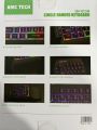 One-Handed Mechanical Gaming Keyboard RGB Backlit Portable Mini Gaming Keypad. 