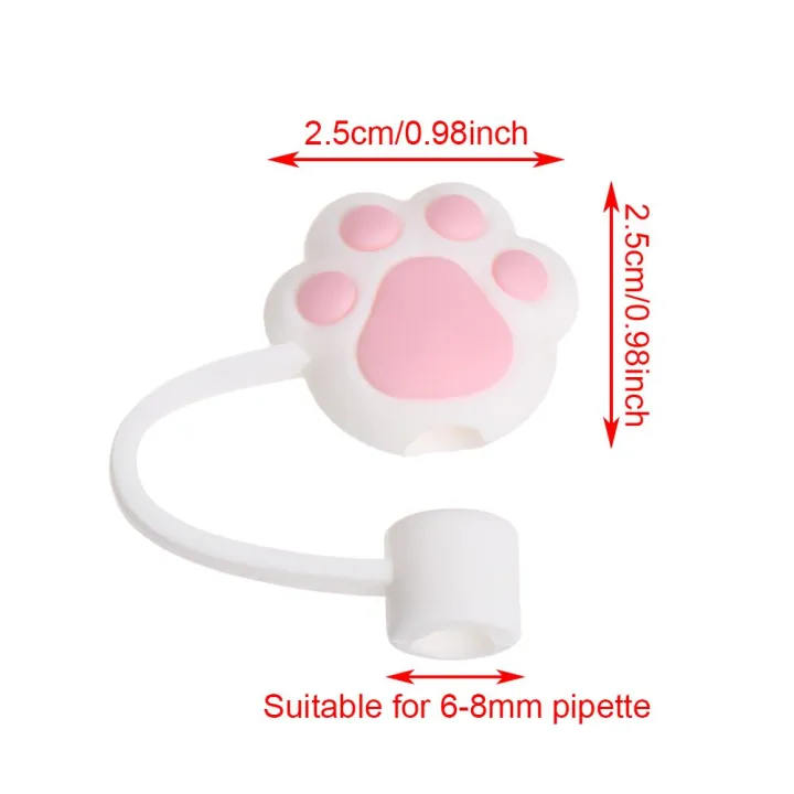 YANL%20MALL%201pcs%20Creative%20Reusable%20Airtight%20Straw%20Tips%20Drinking%20Dust%20Cap%20Cartoon%20Plugs%20Cover%20Silicone%20Straw%20Plug%20Cup%20Accessories%20-%20Image%205