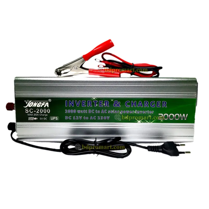 2000W IPS Inverter & Battery Charger SC-2000 12V to AC 220V Power Inverter - Perfect Power Solution for IPS Machines & Batteries