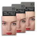New Microblading MAPPING STRING Pre-Inked Eyebrow Marker thread Tattoo Brows Point 10m Pre Inked tattoo PMU string for mapping. 