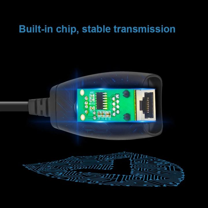Cat6/Cat5/Cat5e%206%20LAN%20Ethernet%20Network%20Extension%20Cable%20with%20USB%202.0%20Male%20to%20Female%20Adapter%20-%20Image%206