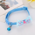 Adjustable Pet Cat Collar With Bell Puppy Neck Strap Soft For Small Dog Collars Cat Belt.