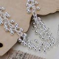 925 Sterling silver bracelets Charms bead chain fashion cute nice women grapes Bracelet wedding Jewelry.