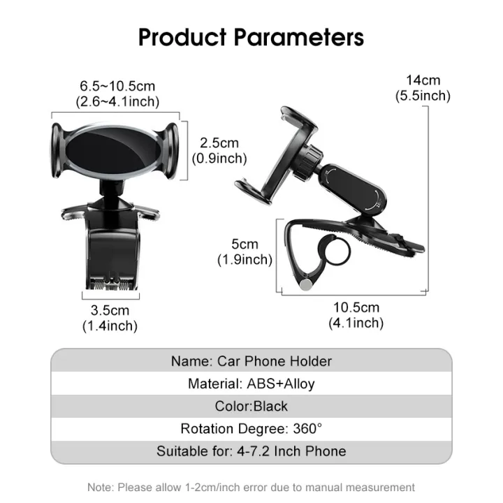 Geepact%20Car%20Phone%20Holder%20Parking%20Number%20Plates%20Multifunctional%20Car%20Sun%20Visor%20Phone%20Mount%20-%20Image%207