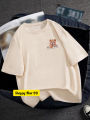 Oversized Drop Shoulder T-Shirt Loose Fit Casual Style T-Shirt.