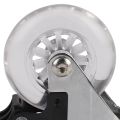 4 x Heavy Duty 75mm Swivel Castor Wheels Trolley Furniture Caster with Brakes - Load Capacity 100kg Per Wheel (Set of 2 x Swivel & 2 x Braked).