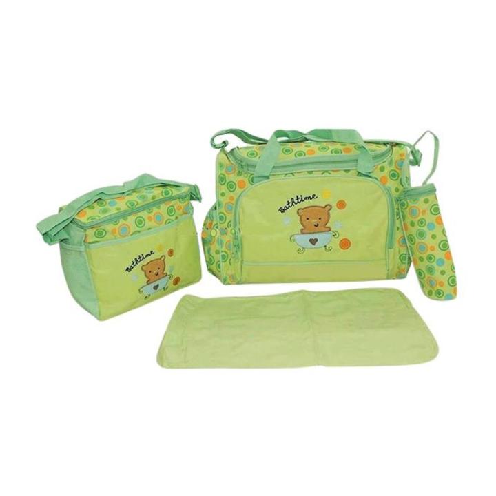 Baby Diaper Bag - Yellow Green