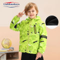 Children Boys Spring Autumn Children'S Cartoon Hooded Windproof Waterproof Jacket Male Baby Casual Kids Clothing Outwear. 
