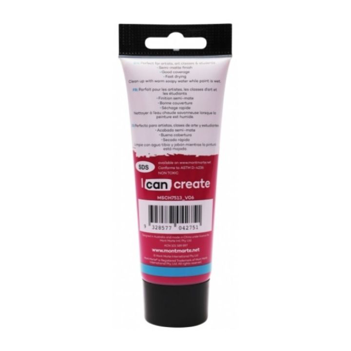 Mont%20Marte%20Signature%20Acrylic%20Paint%2075ml%20Tube%20-%20Magenta%20-%20Image%204