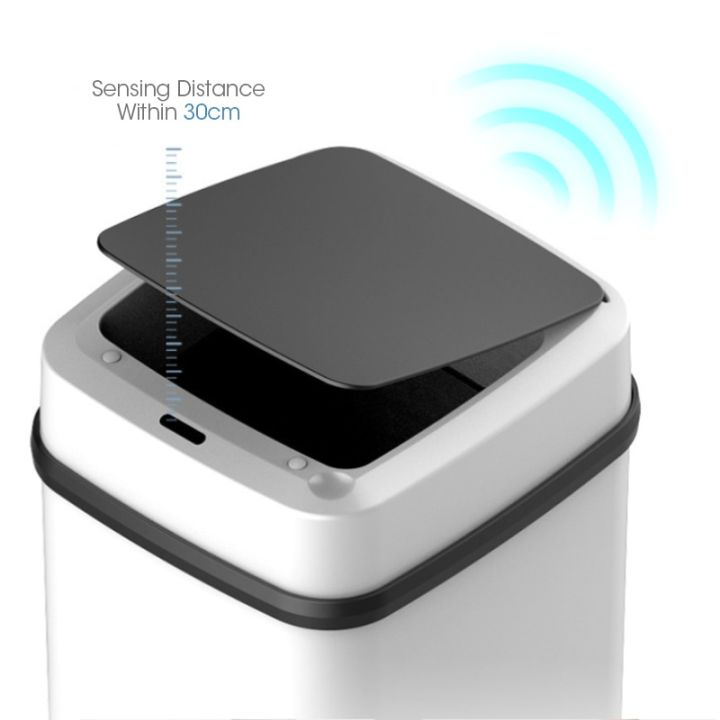 MICCK%20Automatic%20Sensor%20Trash%20Can%20For%20Kitchen%20Smart%20Home%20Rechargeable%20Food%20Waste%20Dustbin%20Square%20Bathroom%20House%20Cleaning%20Bucket%20-%20Image%205