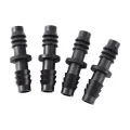 Straight Barbed 8 mm or 9mm Connector (5-Pcs) Used to Connect 8/11 mm or 9/12mm Plastic Hose Pipe Connector for Drip Irrigation System Pipe Fittings Adapter Hose.. 
