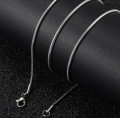 Stylish Men Stainless Steel Flat Snake Neck Chain.