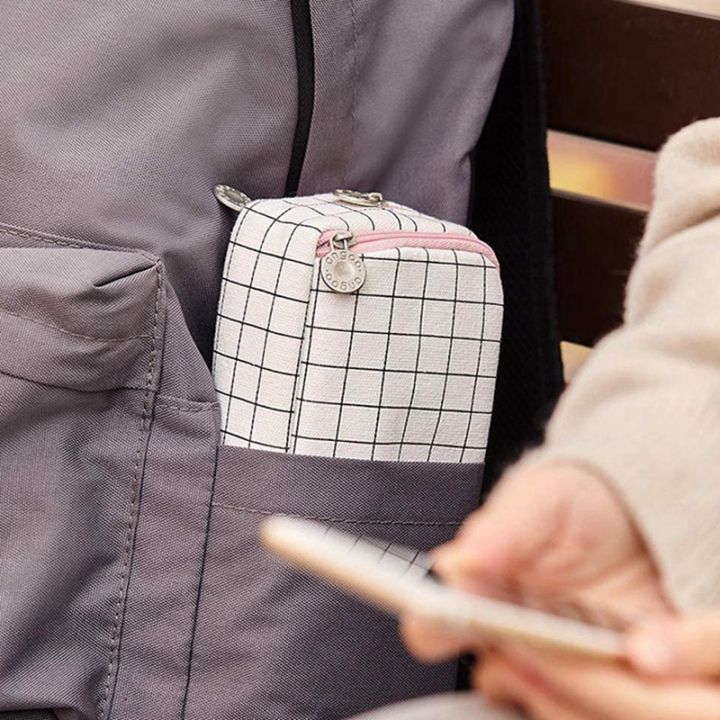 BRADOO-%20ANGOO%202%20Pcs%20Large%20Pencil%20Case%20Big%20Capacity%203%20Compartments%20Canvas%20Pencil%20Pouch,%20White%20Pink%20&%20Black%20-%20Image%209