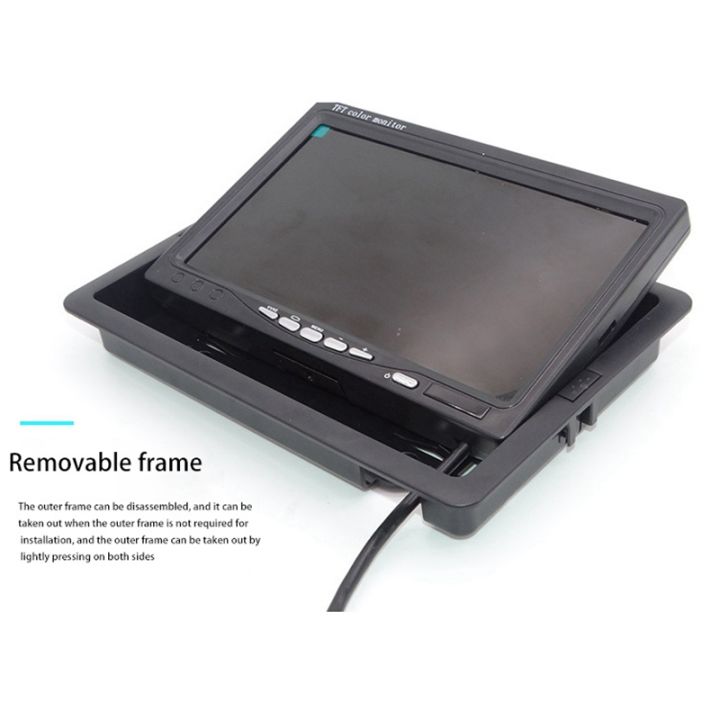 Mini%20TV%207%20Inch%20HD%20Monitor%20800X480%20Portable%20Car%20LCD%20Screens%20on%20DVD/CMMB%20Two%20Input%20for%20Passenger%20Cars%20Trucks%20-%20Image%208