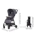 Baobaohao A2pro Baby Stroller Lightweight Cabin Trolley Foldable Pram for Travel.