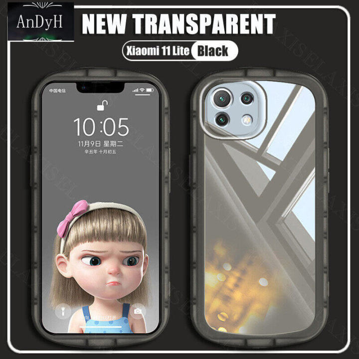 AnDyN phone case for Xiaomi Mi 11 Lite 5G NE Phone Case New Transparent Big Eyes Ultra-Thin Lens All-Inclusive Silicone Soft Case
