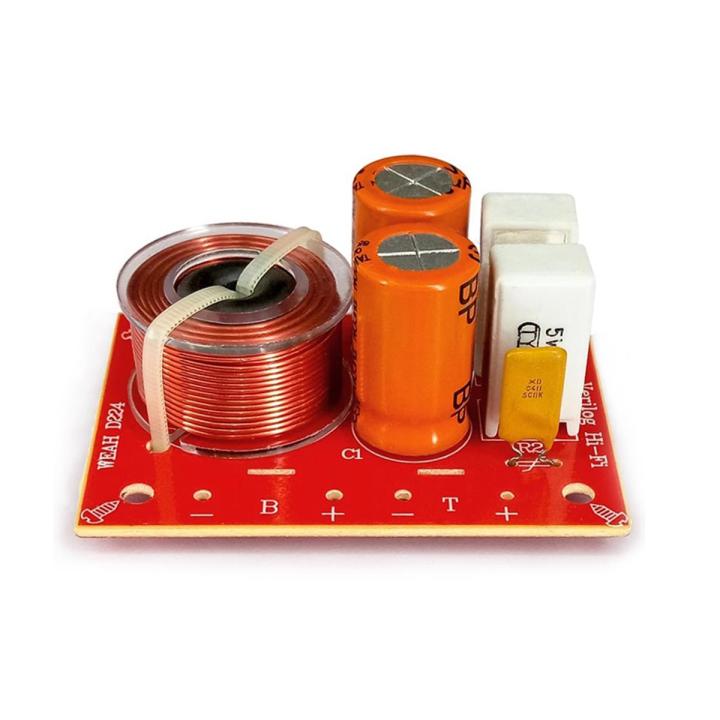 2Pcs 2 Way 80W Diy Speaker Filter Circuit Treble Bass Frequency Divider Home Theater Hifi Stereo Audio Crossover Filter
