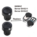 868MHz Remote Control for 868MHz HSM4 HSM2 HS2 HS4 HSE2 HSE4 HSZ1 HSZ2 HSP4 Spare Parts Parts Replicator Garage Door Opener. 