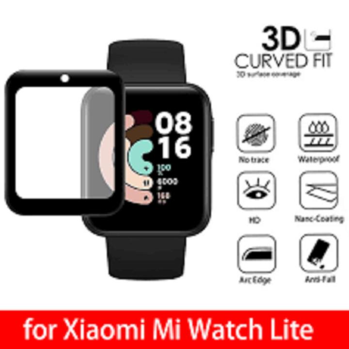Mi Watch Lite Smart Watch PMMA Plastic Full Coverage Screen Protector