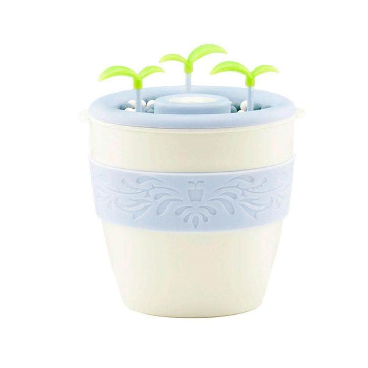 Office Humidifier 200ml Anion Potted Plant Diffuser Ultrasanic Cool Mist Air Purifier Cool Mist Essential Oil Mixture Moisture For Office Home Bedroom