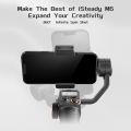 hohem iSteady M6 Kit 3-Axis Smartphone Gimbal Stabilizer with AI Vision Sensor and Fill Light Module - #2. 